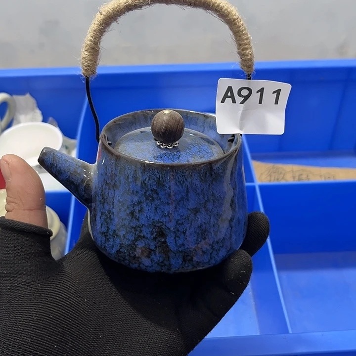 方***妍瓷片茶摆件工艺品摆件666