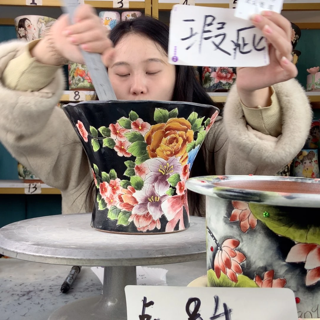 罐景德镇手工瑕疵325