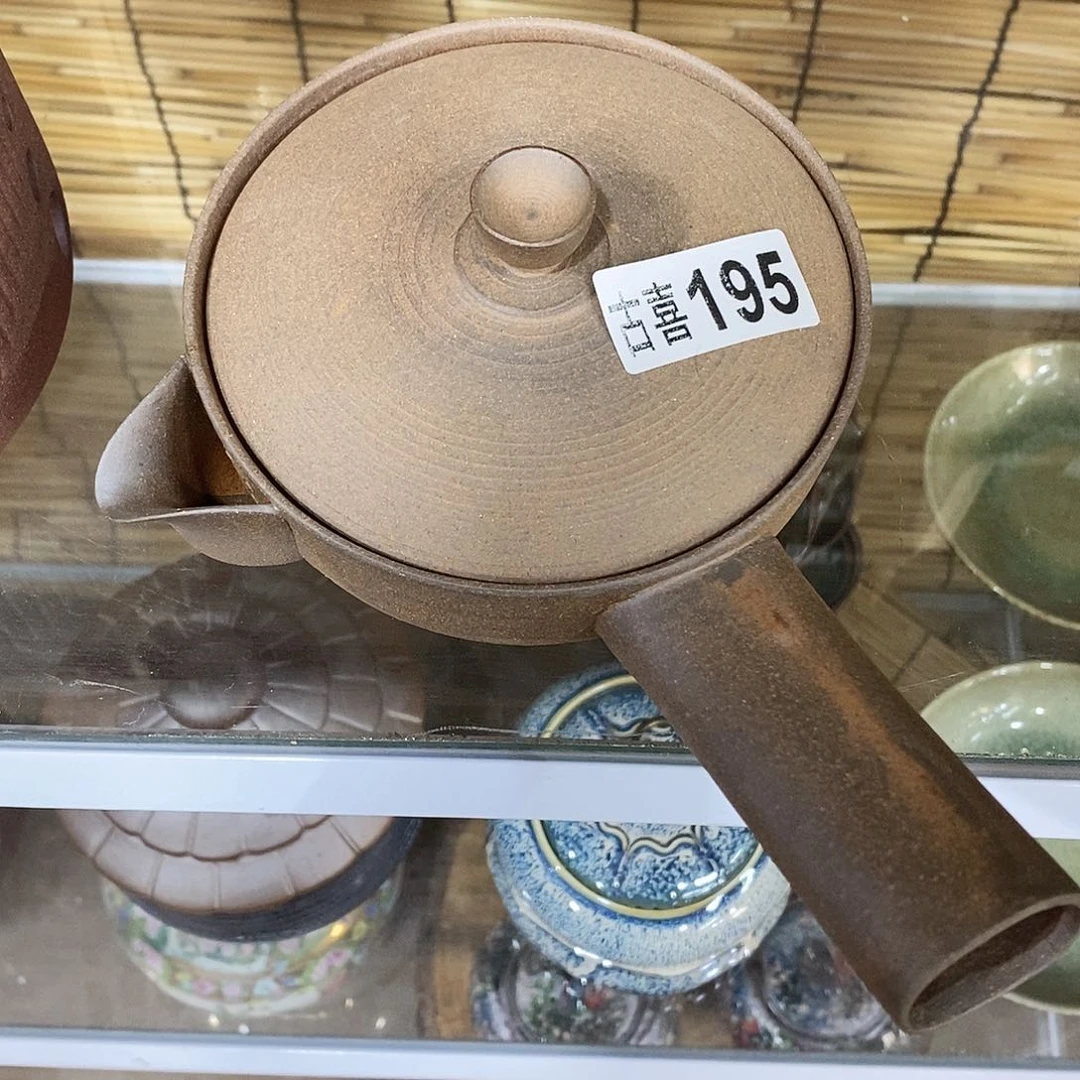 粗陶志野柴烧茶器