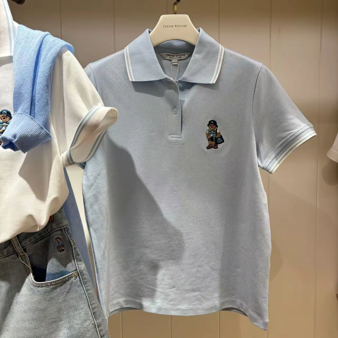 【女装优选WL】小熊经典气质POLO衫TTHA25M504Z时尚