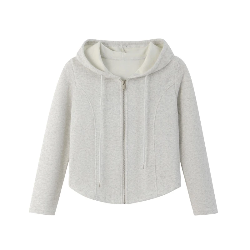 YXH-「慵懒感ins」2025春季新款女韩版青春极简时尚外套JS-132