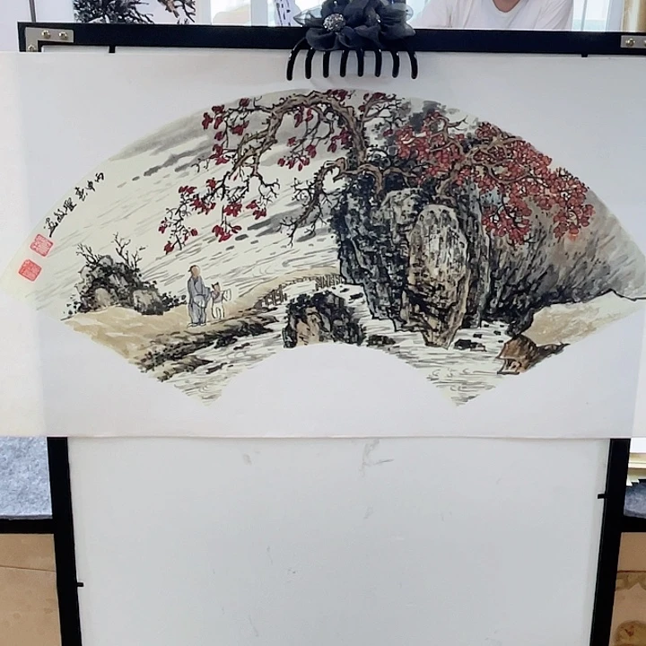 国画张圣敏先生纯手绘作品