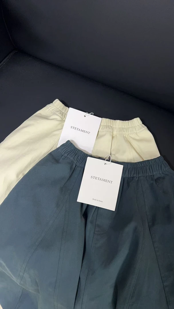 韩版时尚百搭花苞裙