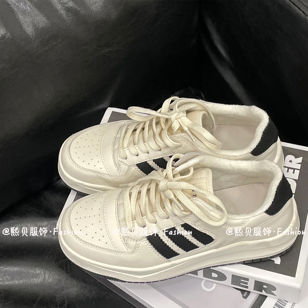 【浮浮款-只出不进】鞋厚底休闲系带百搭拼色板鞋休闲鞋C5529