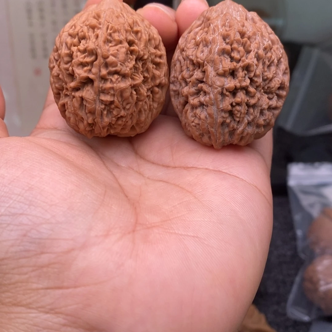 文玩核桃把件35大蒜头