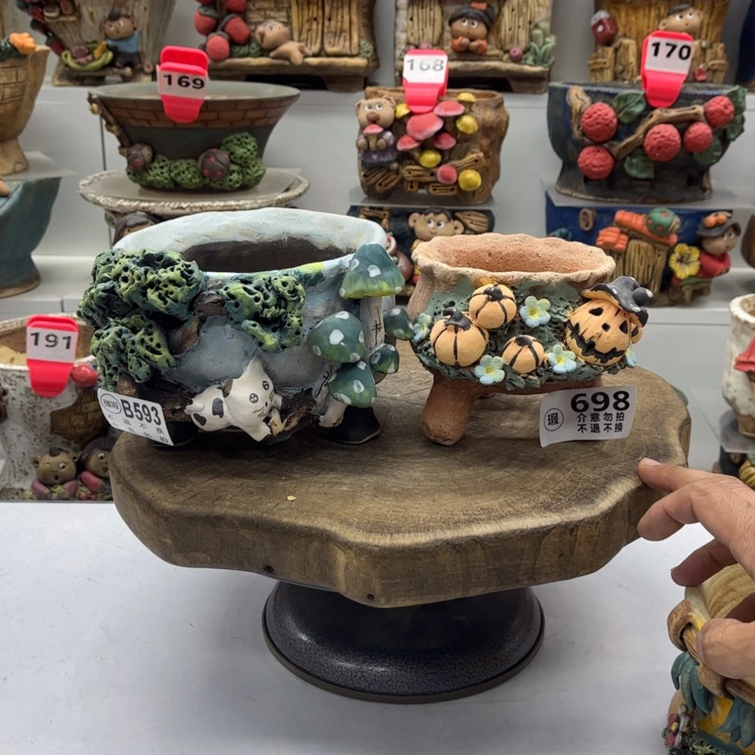 彩***街花盆593698瑕疵福利花盆