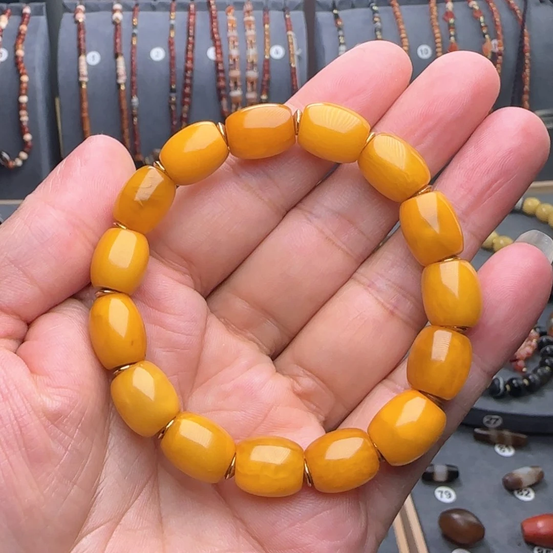蜜蜡颈饰未镶嵌蜜蜡