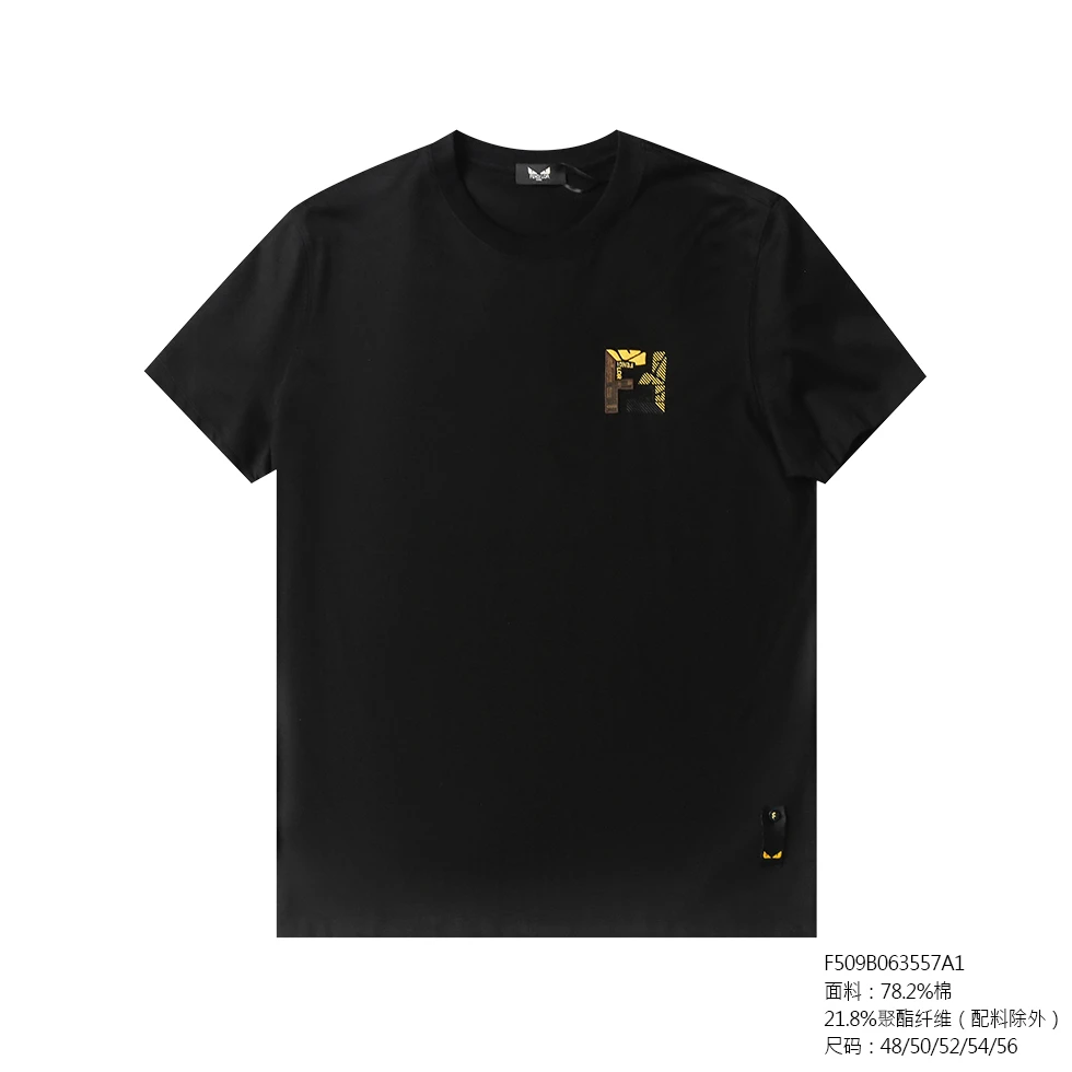 FENDILOR小怪兽25年春夏款男士短袖T恤 F509B063557A