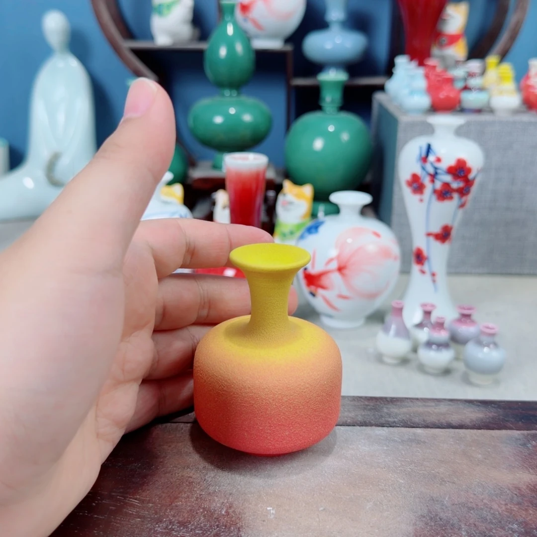 陶瓷手工小花器摆件