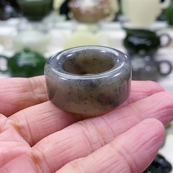 未镶嵌和田玉挂件扳指圈号22