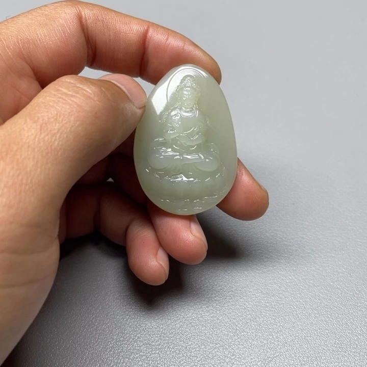 吊坠(不含链)未镶嵌和田玉橄*树