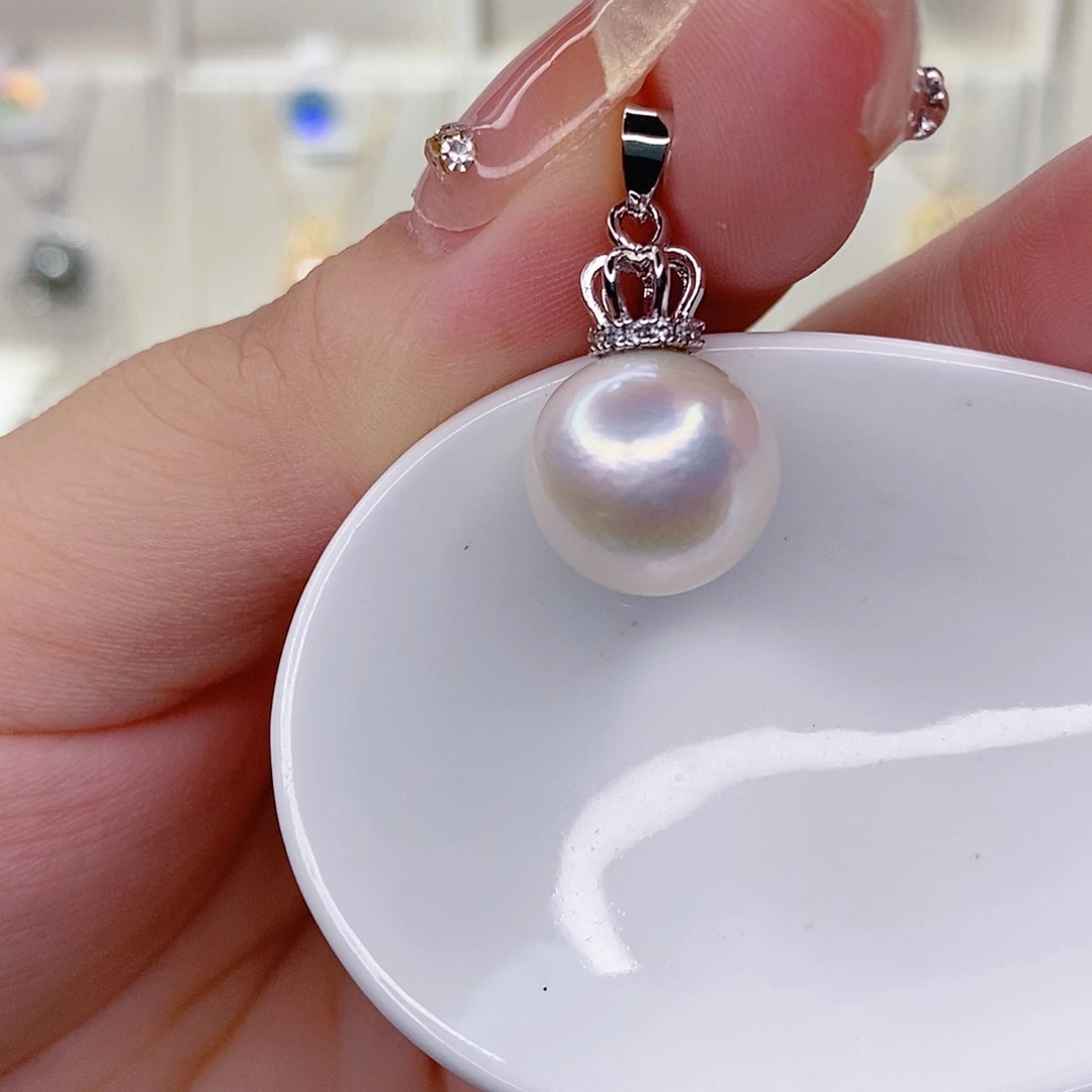 淡水珍珠未镶嵌吊坠(赠链)