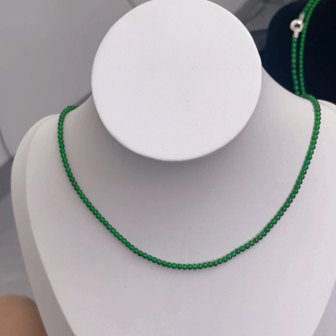 翡翠未镶嵌项链天然翡翠