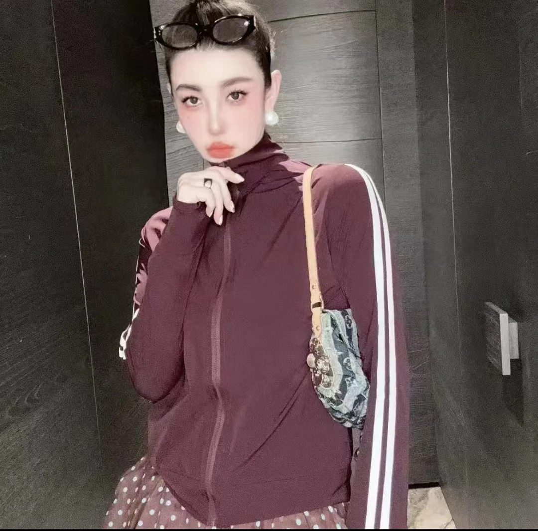 西元后透气立领薄款夏季女士户外百搭防晒短外套开衫