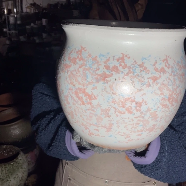 紫砂花盆口25高24正品正品