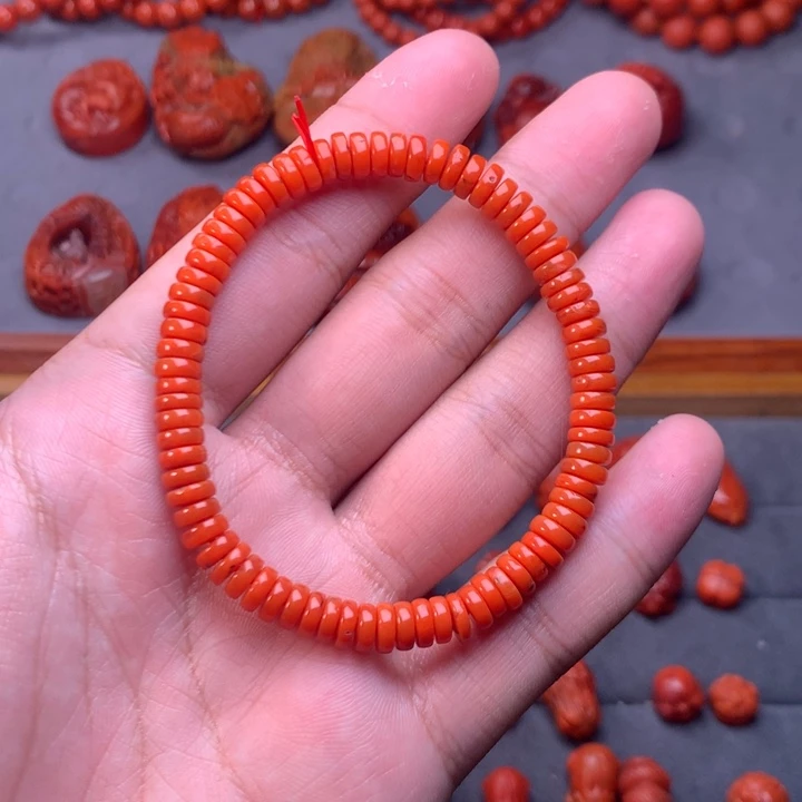 【闪购商品】未镶嵌配饰南红玛瑙卡6mm