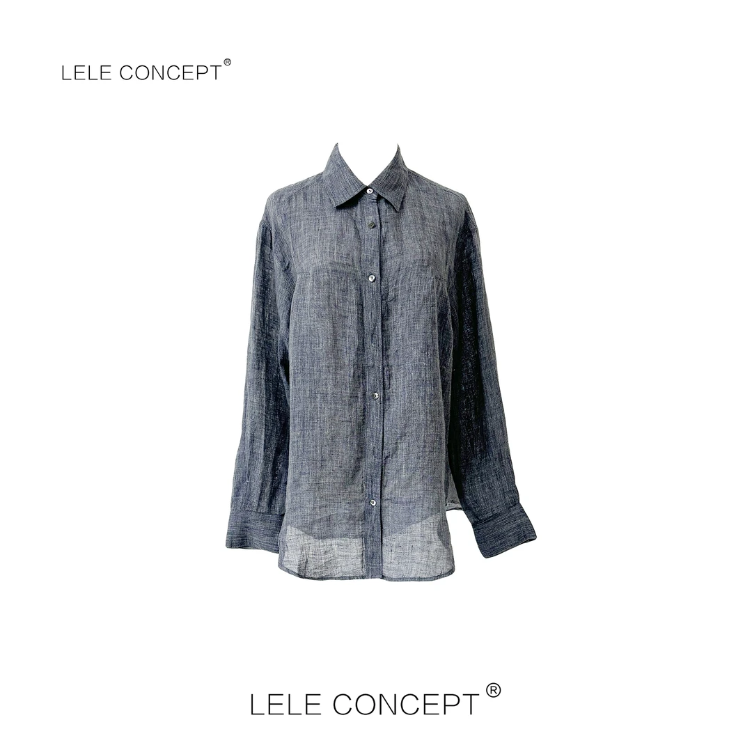 LELE CONCEPT｜【如一】都市经典洋气净版麻衬衫S0723