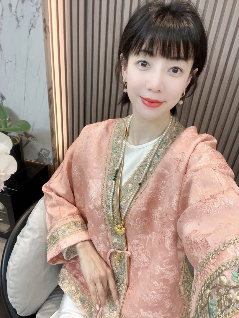 【景瑶】新中式国风大提花金线刺绣一粒扣时尚气质春款外套