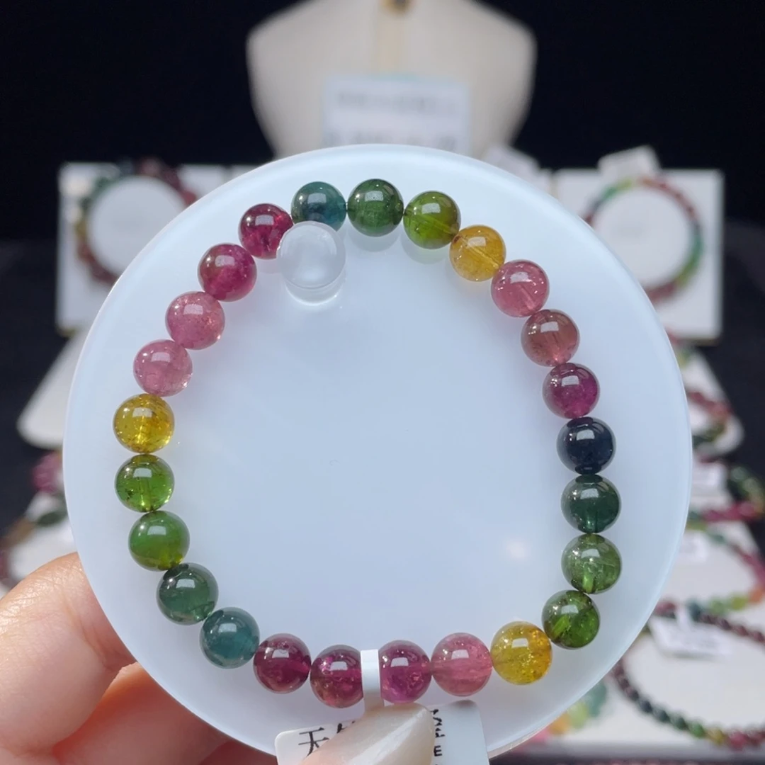 未镶嵌手串碧玺7.2mm±