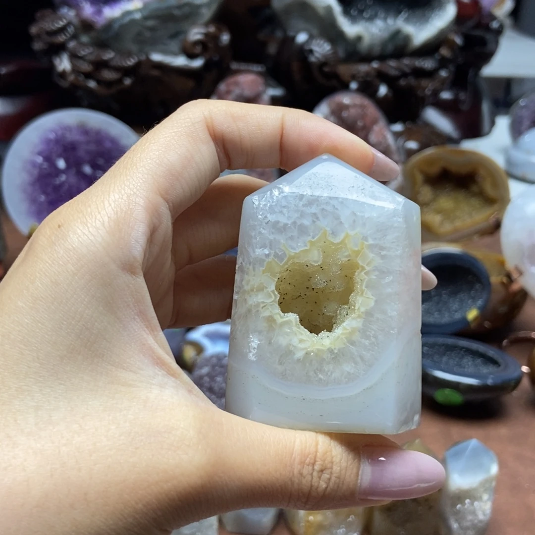 随***1紫晶摆件未镶嵌水晶