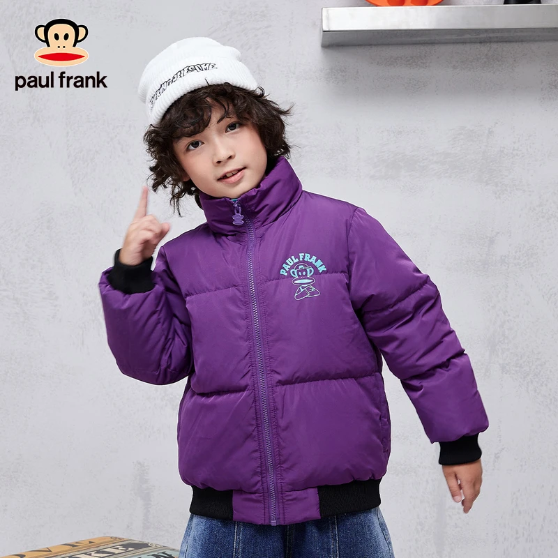大嘴猴儿童时尚休闲短厚羽绒服3505335016B