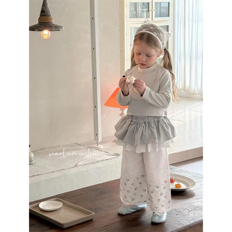 【精雕细琢】XLMS.25女童春装新款春季洋气套装组合HD217（汉服）