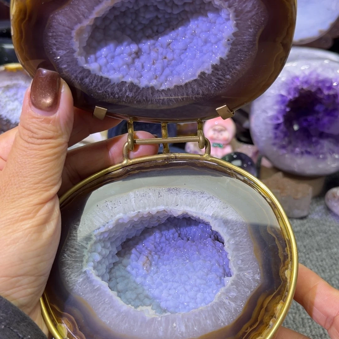 紫晶摆件未镶嵌水晶