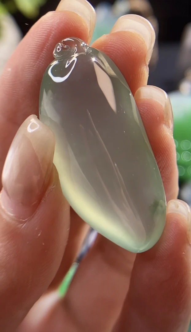 【博桉翡翠】翡翠福瓜吊坠
