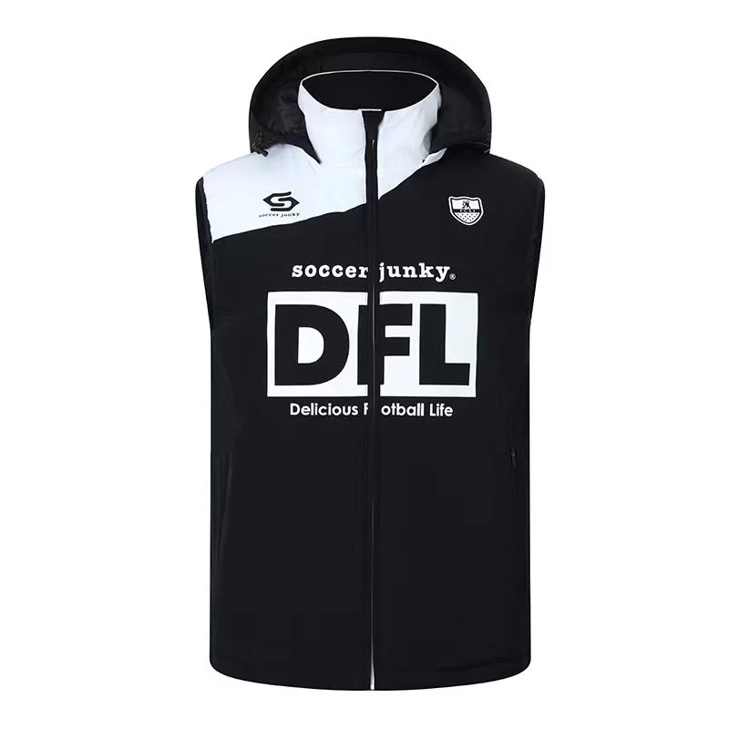soccer junky足球训练跑步加厚保暖棉马甲冬坎肩足球狗日光系列