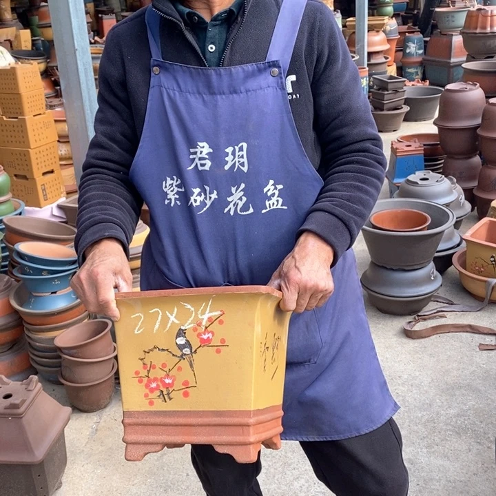 紫砂花盆紫砂花盆