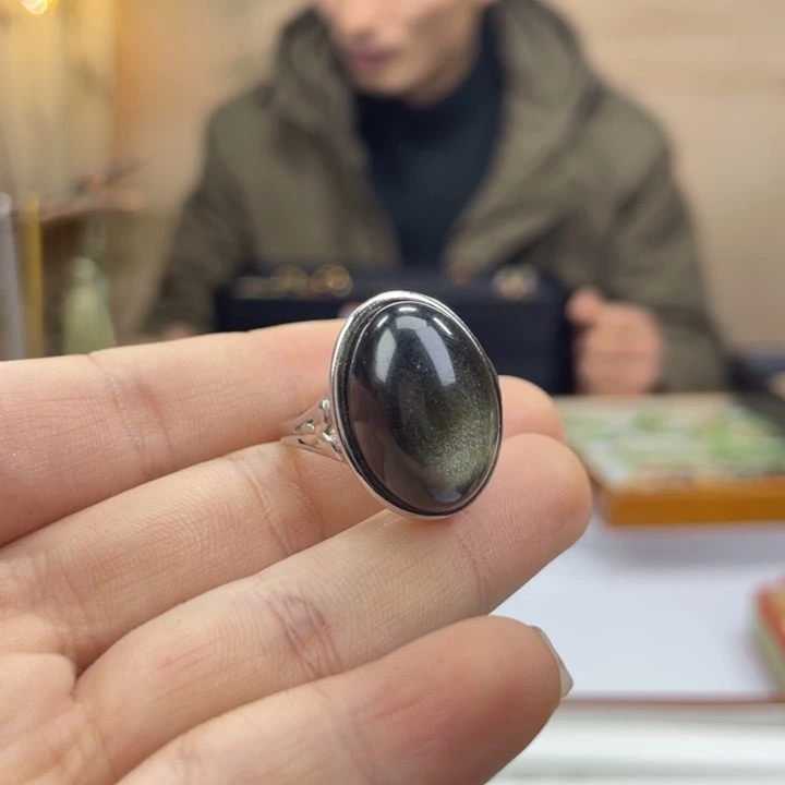 吊坠925银戒指银s925