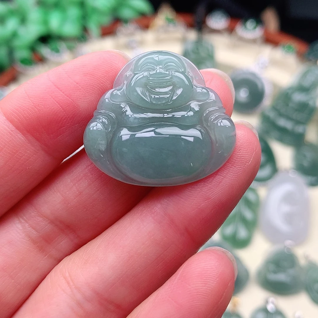 翡翠挂件未镶嵌吊坠