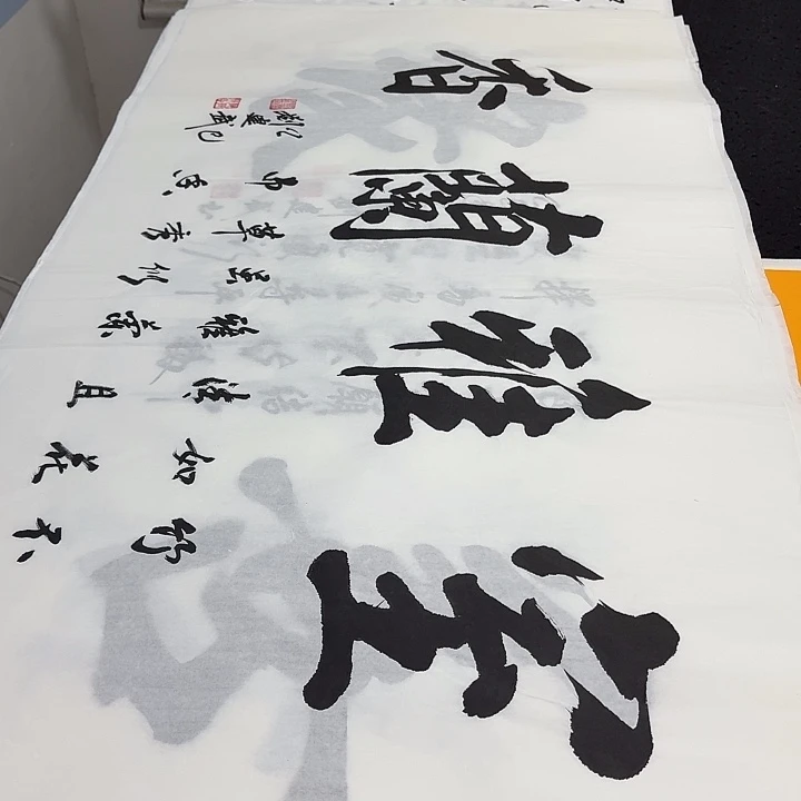 书法老师精品行书平尺