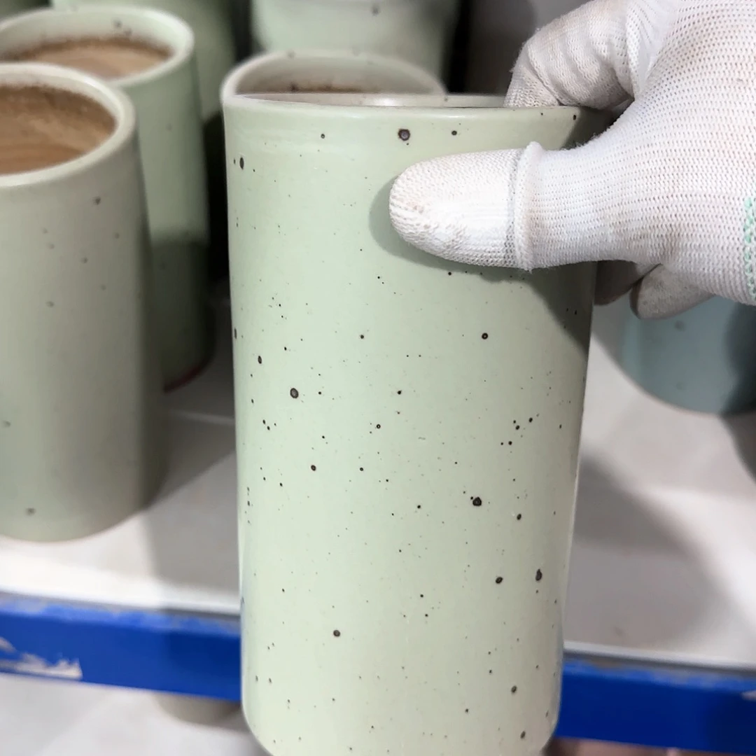 瓷片景德镇手工花盆