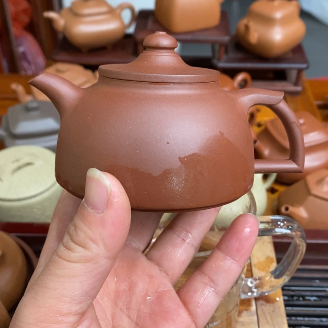 茶壶紫砂紫砂壶玉立底槽清