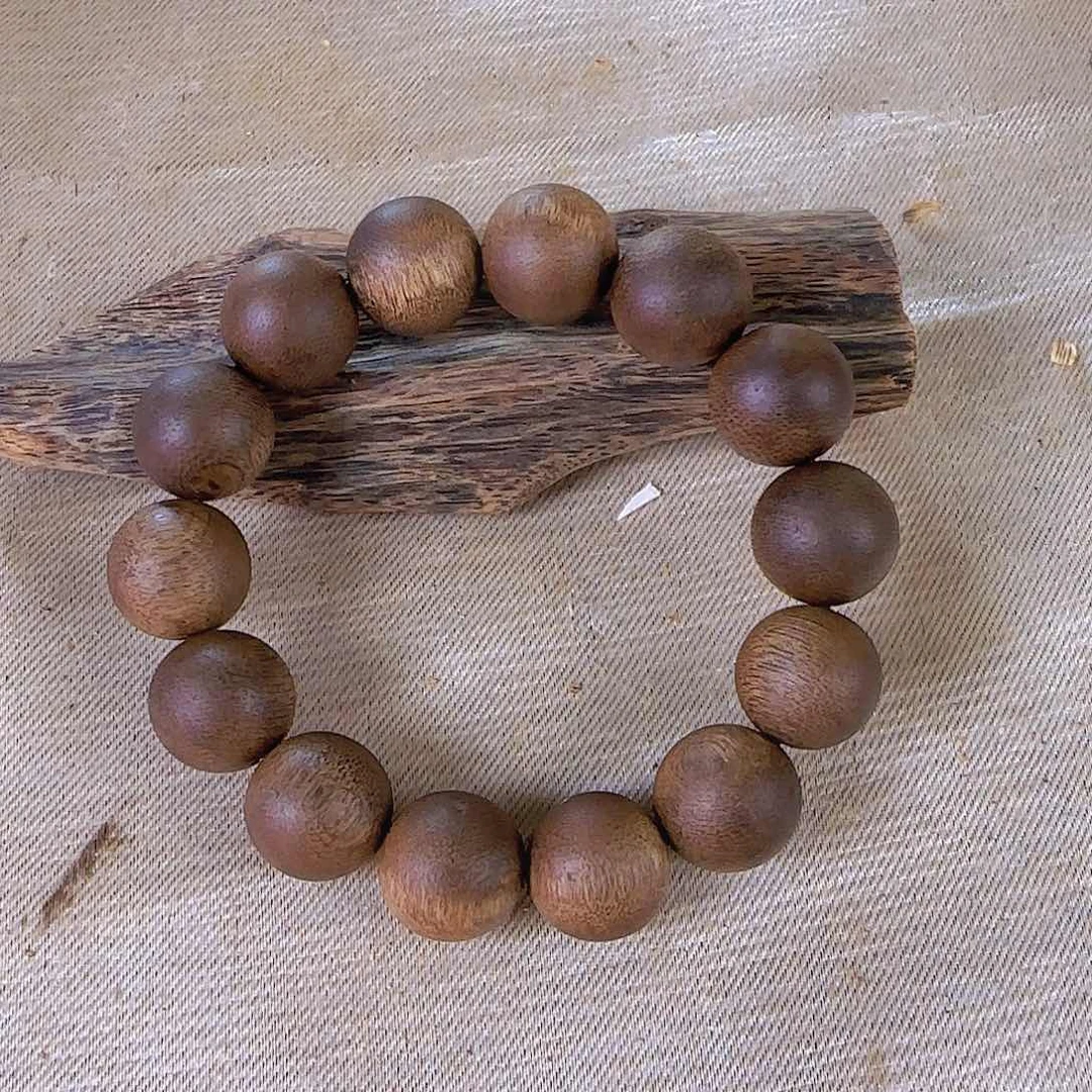 沉香碎屑沉香白棋母树16圆珠收藏级28克多样性发一