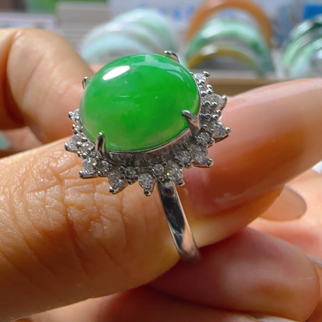 翡翠戒指未镶嵌翡翠240