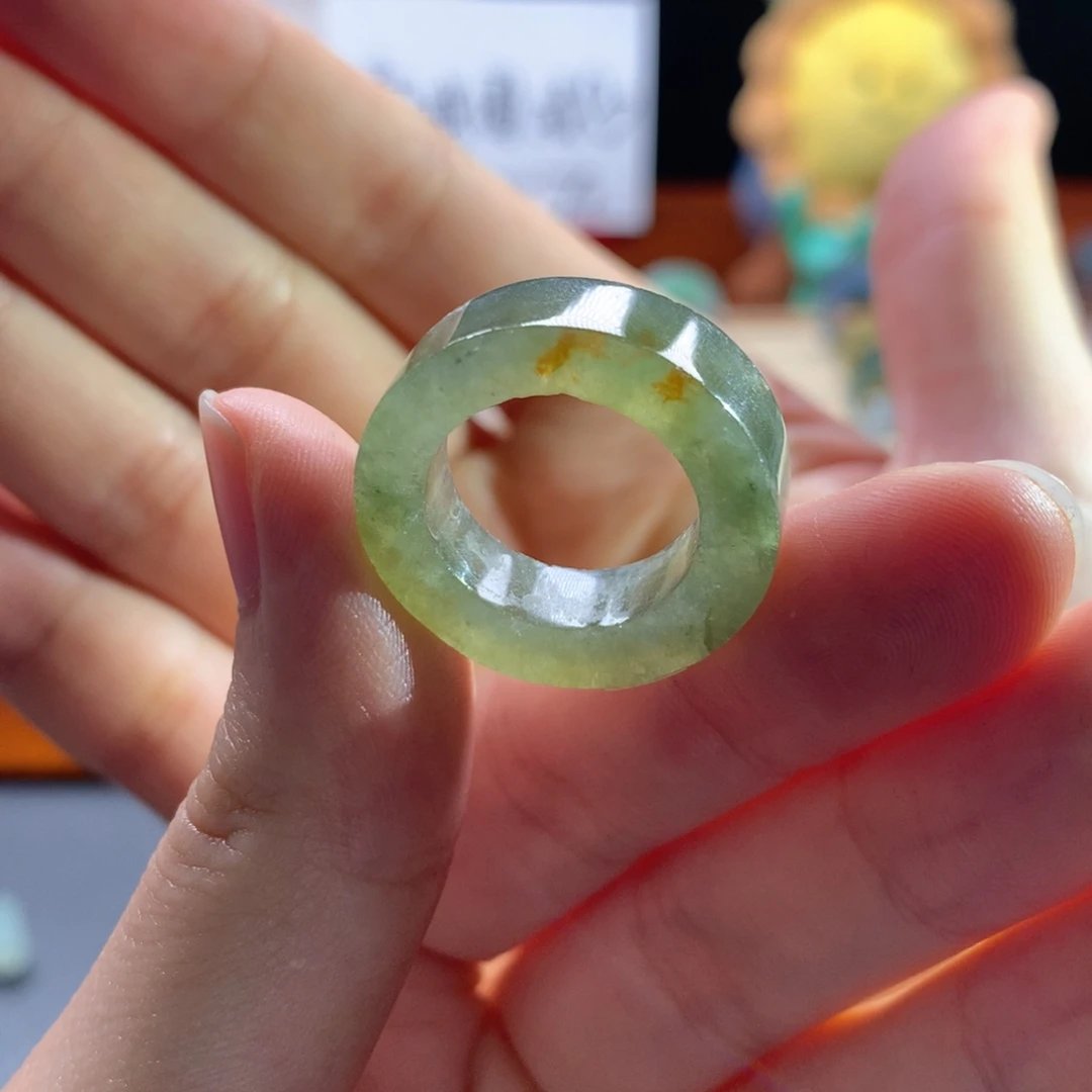 未镶嵌定制翡翠特色秋天秋香洒金 10-14