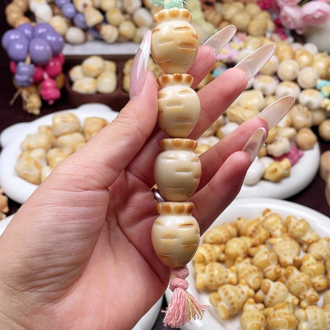 吊坠白玉菩提成品c