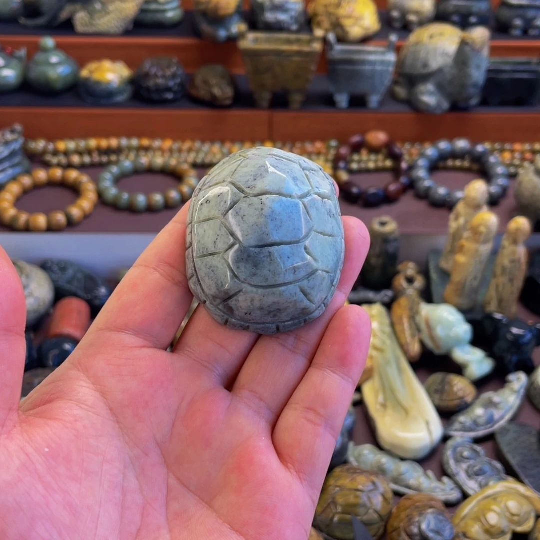 【闪购商品】未镶嵌岫岩河磨玉（透闪石质玉）挂件m*