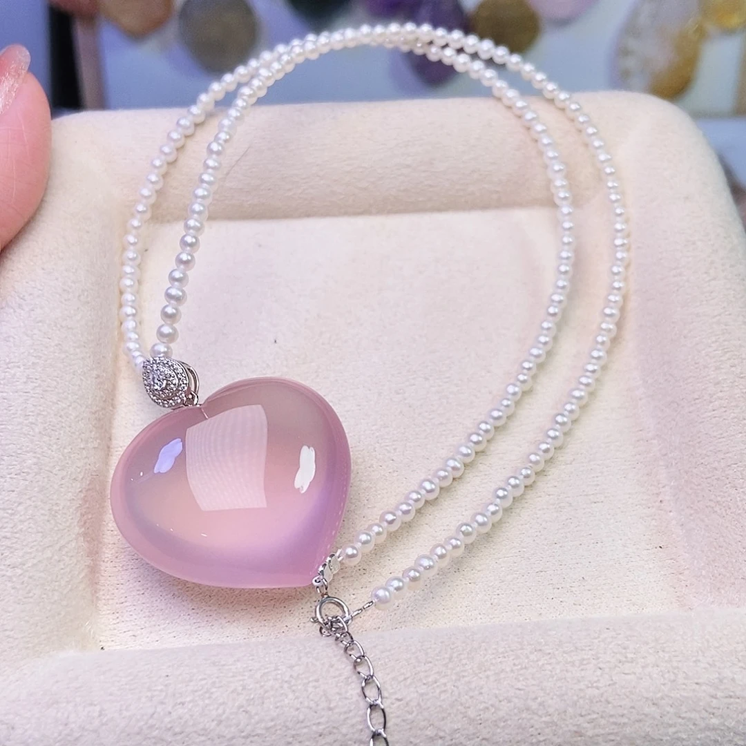 未镶嵌水晶吊坠(赠链)