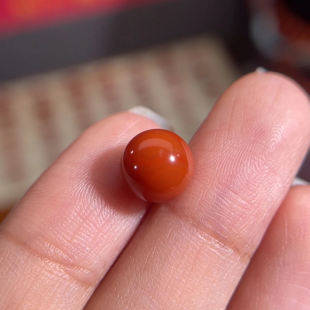 南红玛瑙未镶嵌圆珠8.4mm