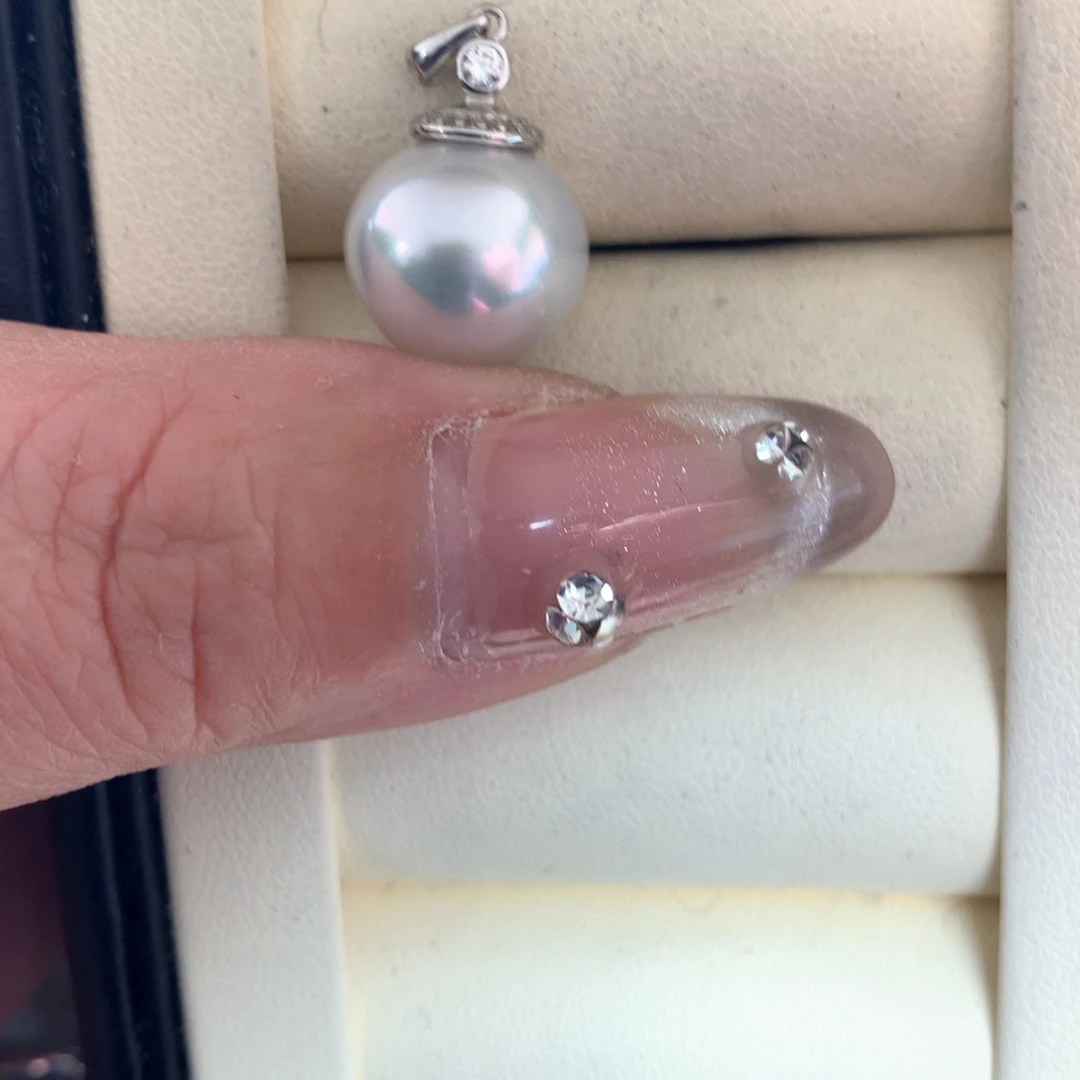 海水珍珠颈饰银S925镶嵌