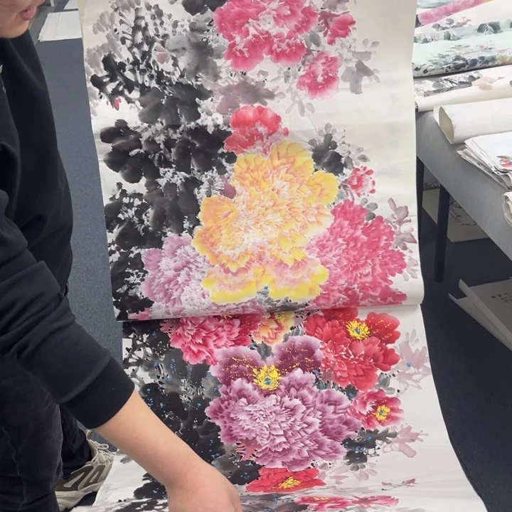 国画绘画手绘作品