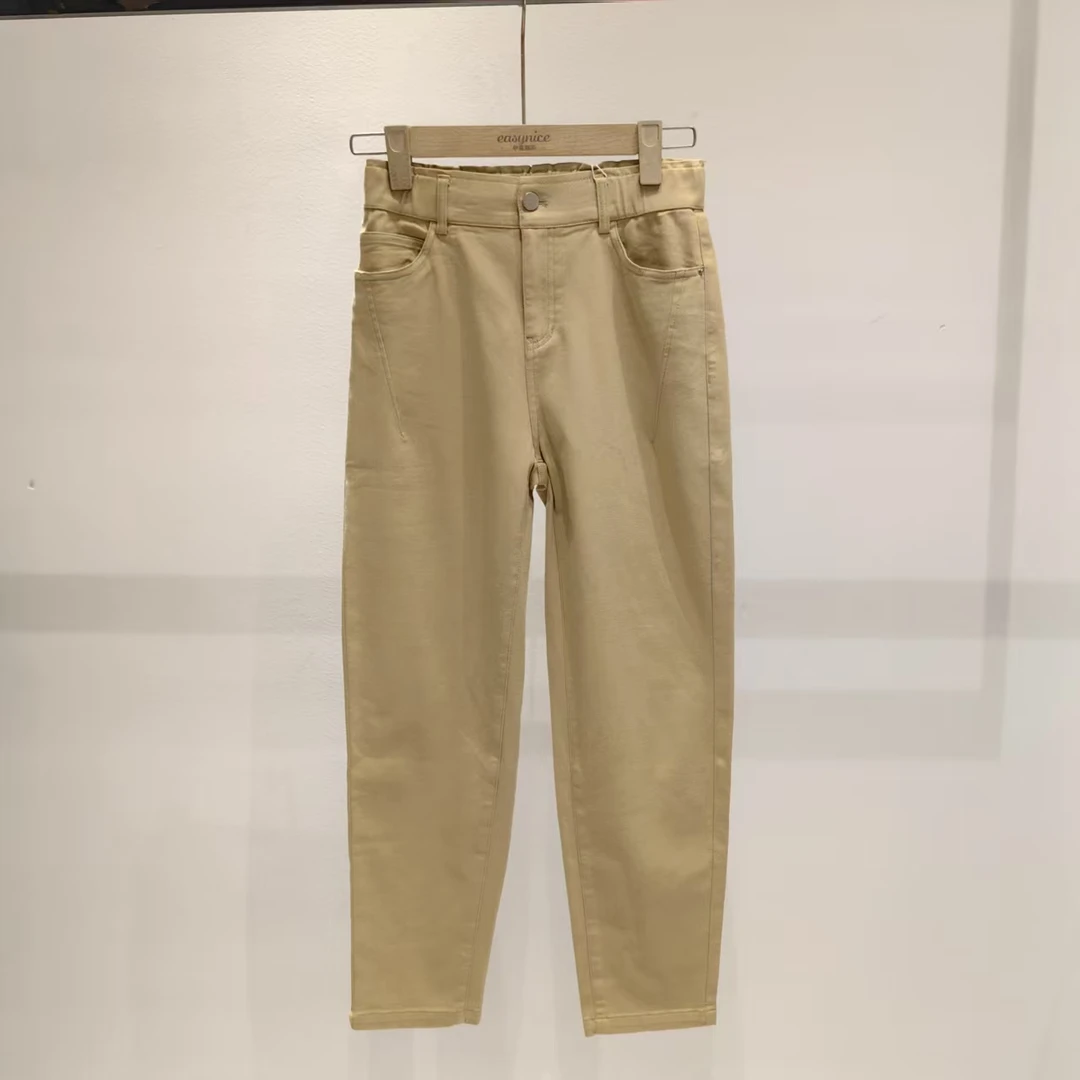 【麦丝】休闲时尚百搭宽松显瘦高腰直筒女士哈伦裤 ZX-0801