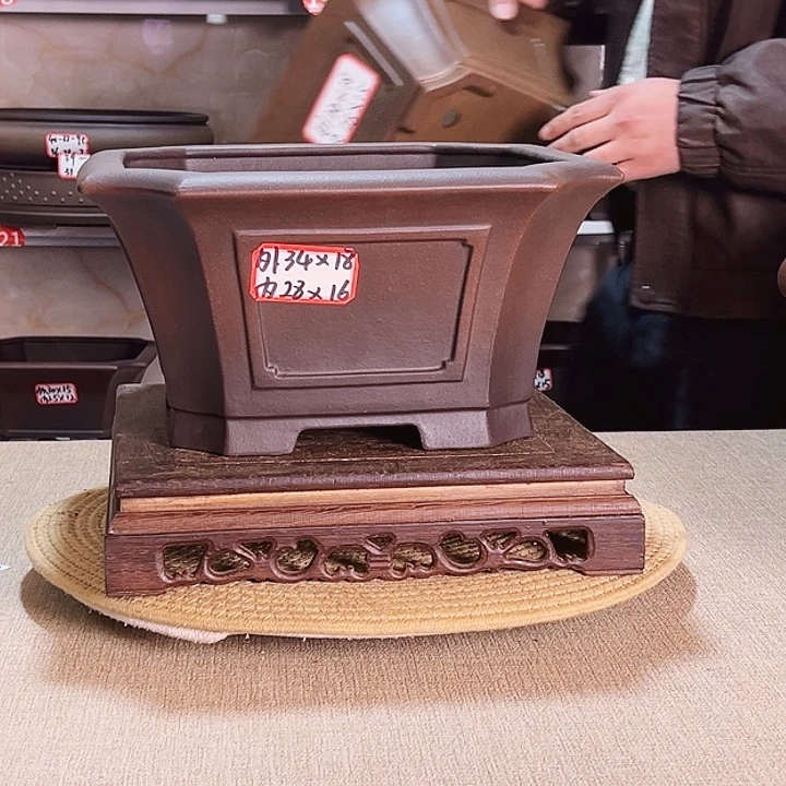 紫砂花盆紫砂花盆