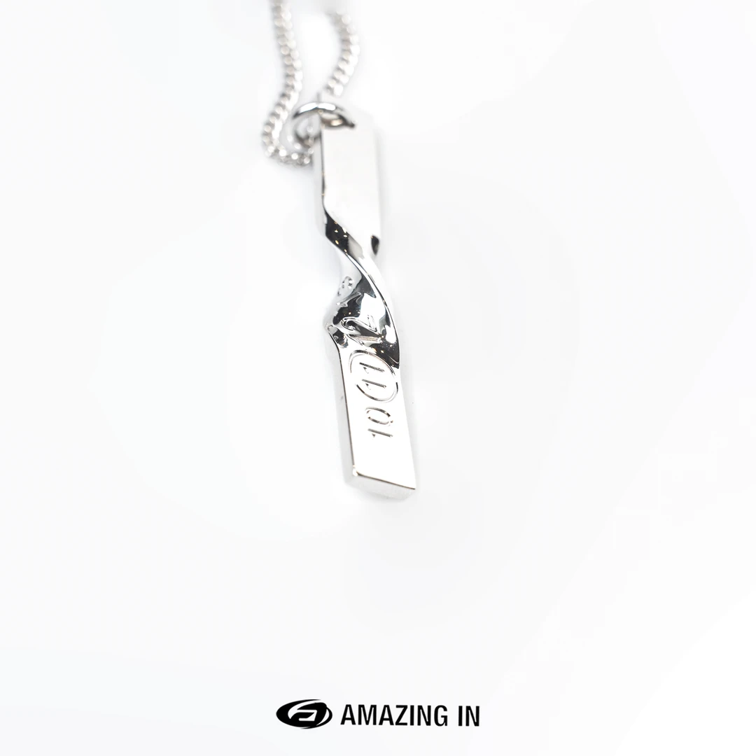 吊坠925银 AMAZING IN |  银镀真金吊坠项链女A250412-AI54ENL18