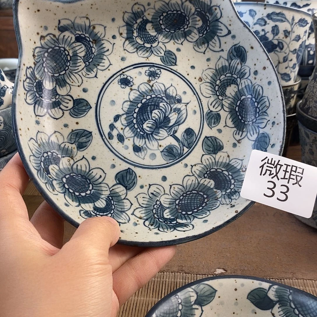 陶手工手绘青花高温陶瓷