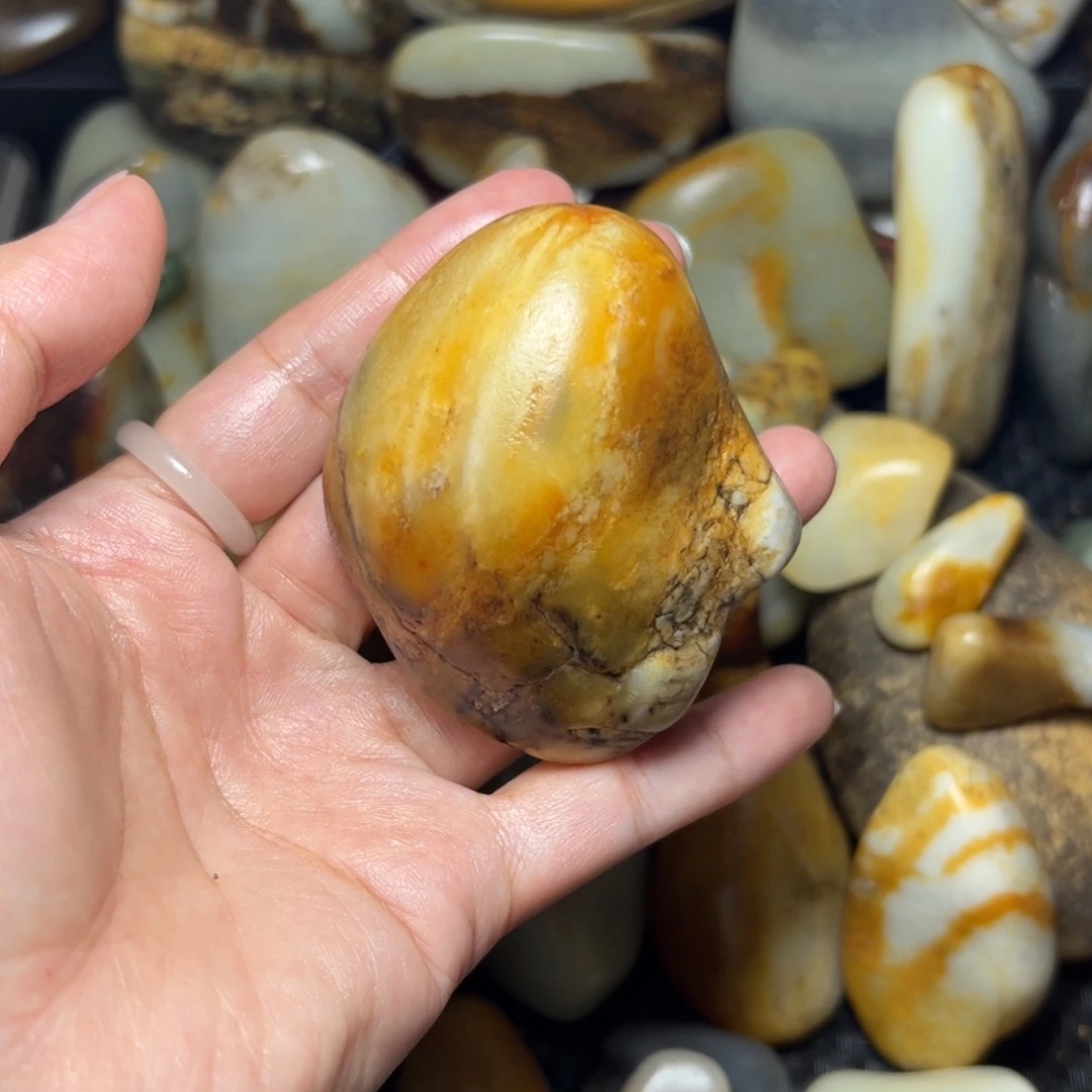 和田玉未镶嵌挂件42