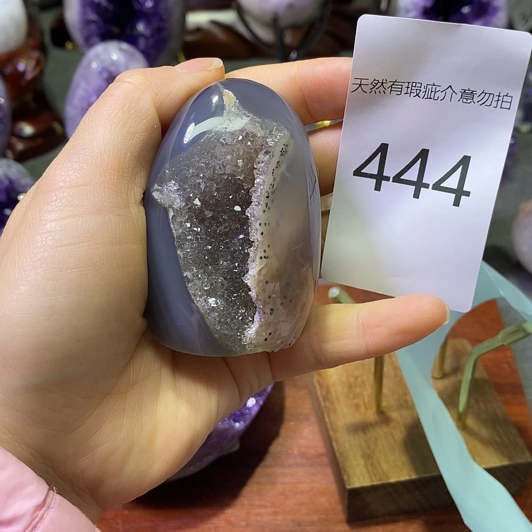 珠宝半成品紫晶未镶嵌